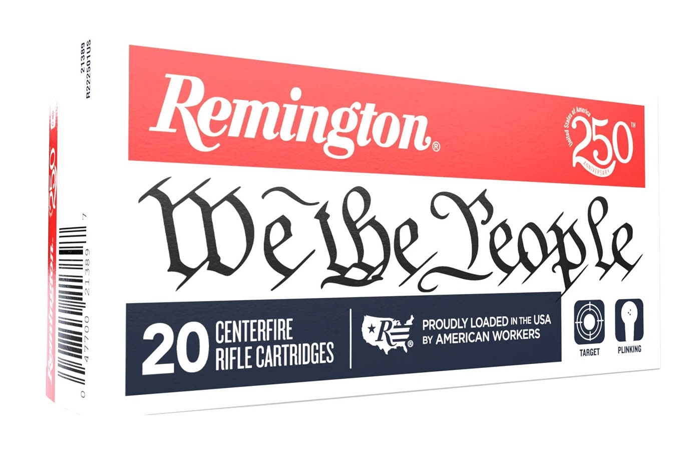 REMINGTON 22-250 Remington 55gr PSP We The People 20/Box